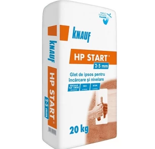 Glet incarcare si nivelare Knauf HP Start Plus, pe baza de ipsos, interior 30kg
