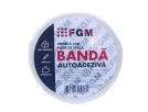 Banda autoadeziva FGM, pentru finisarea rosturilor dintre placile de gips carton din plasa de fibra de sticla, 20 m /rola
