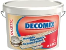 Tencuiala decorativa siliconica Decomix K15 Rustic, aspect bob de orez, granulatie 1,5mm, exterior, alb, 25 kg